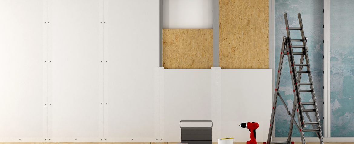 Gipso konstrukcijų montavimas